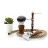 Jag Shaving 3-Piece Wooden Safety Razor Set view 3