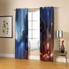 GSKBDQ Black Cat Halloween Blackout Curtains with Eyelets, 2-Piece Set, 132 × 214 cm, 3D Print view 4