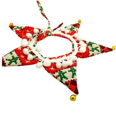 PAKEY Creative XS Pet Collar, Fashionable Pentagram Shape, Replacement Collar with Bell