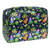 Cosmetic Bag with Yellow Birds, Zipper, for Women and Girls, Multicolor 02, 18.5 x 7.5 x 13 cm / 7.3 x 3 x 5.1 in view 1