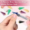 AKOAK 5-Piece Dotting Pen Replacement Heads, Wax Heads, Double-Ended Tips for DIY Nail Art view 2