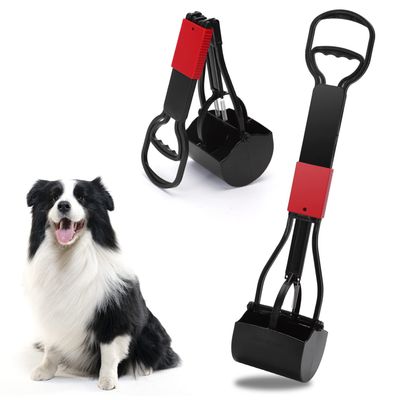Nobleza Foldable Dog Pooper Scooper with Easy-Use Lever
