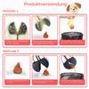 Nobleza Foldable Dog Pooper Scooper with Easy-Use Lever view 3