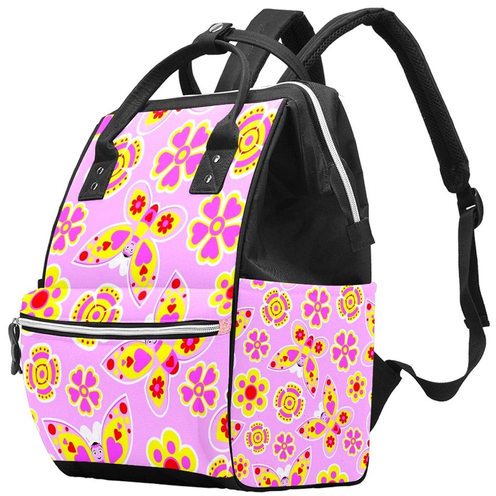 Multifunctional Diaper Bag, Shoulder Bag, Tote Bag, Book Bag, Backpack, Brown Tiger, Color 10, One Size