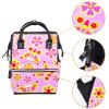Multifunctional Diaper Bag, Shoulder Bag, Tote Bag, Book Bag, Backpack, Brown Tiger, Color 10, One Size view 3