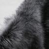 SKYLYZH Faux Fur Blanket, Gray-Blue and Black, Double-Sided Flannel, Couch Blanket, 200 × 150 cm view 2