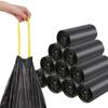 120 L Drawstring Trash Bags (8 Rolls, 200 Bags, Black) view 1