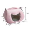 Pet Backpack Carrier for Hamsters and Rabbits, Gray view 2