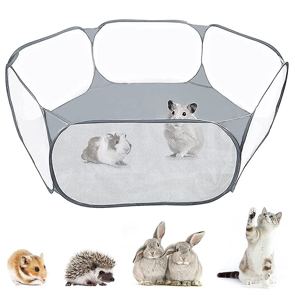 Bhina Small Animal Playpen, Foldable and Breathable