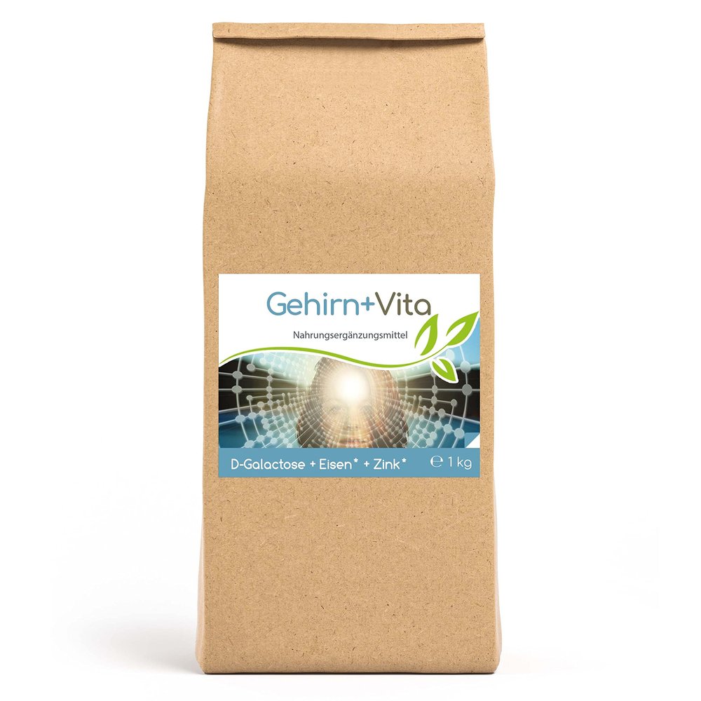 Cellavita Brain+ Vita Powder with D-Galactose, Iron & Zinc, 1,000 g