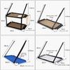Cat Hammock Hanging Bed with Suction Cups, Single-Layer, Gray (Color: Black) view 3