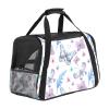 Watercolor-Style Butterfly Pet Carrier with Soft Sides view 1