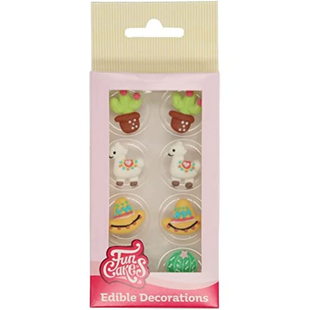 FunCakes Sugar Decorations Alpaca Set/8