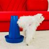 PIPPI Dog Toilet Cone for Male Dogs, Blue, 28 x 36 cm, 2-Pack view 4