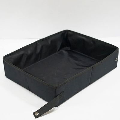 Liudan Foldable Portable Cat Litter Box for Travel and Camping