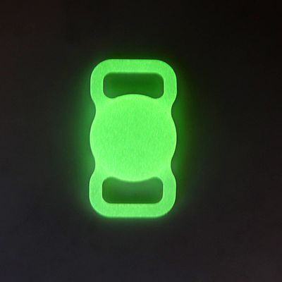 Fluorescent Green AirTag Pet Tracker Silicone Case