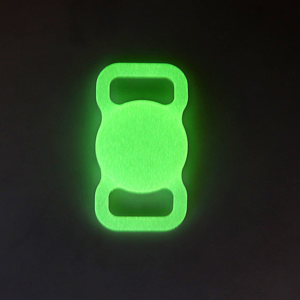 Fluorescent Green AirTag Pet Tracker Silicone Case