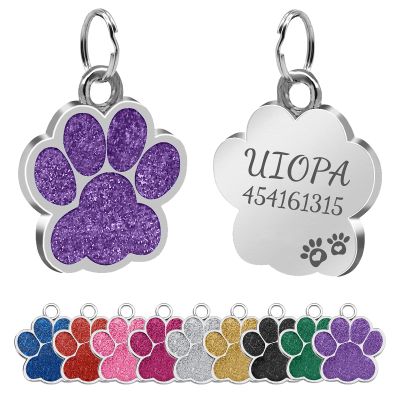 Uiopa 2-Pack Personalized Dog Tags