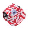 Himlaya Dog Baseball Cap, Adjustable Sun Protection Hat with Ear Holes, Summer Shade Accessory for Small Dogs (XL, Red Letters) view 1