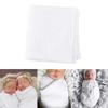 ikasus Newborn Baby Photography Wrap, Soft Stretch Photo Prop Blanket, White view 1