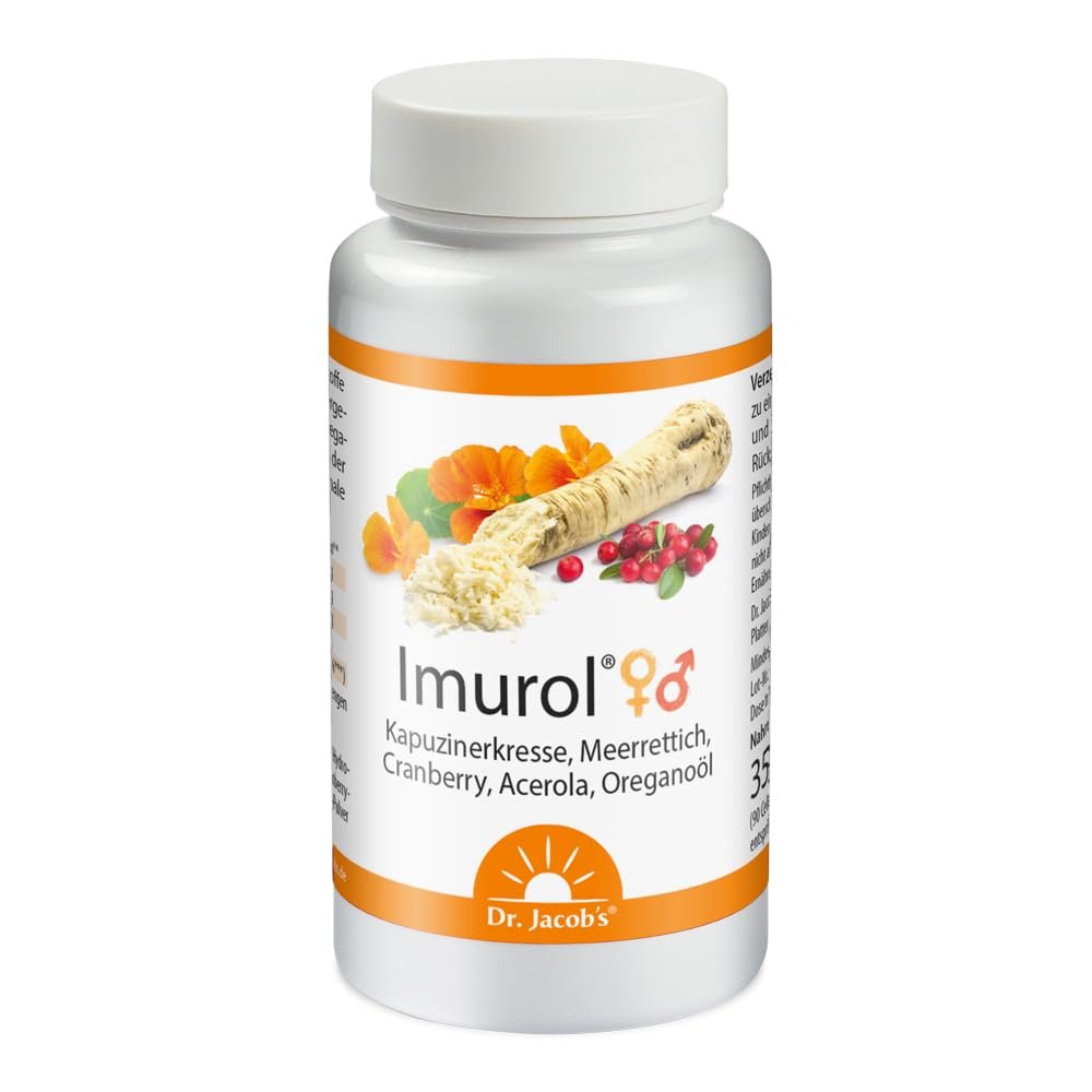 Dr. Jacob's Imurol | Nasturtium, Horseradish and Oreganol Capsules