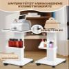 Kalolary Portable Beauty Salon Trolley with Storage Compartment and Universal Wheels view 4