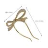 Beaupretty Zinc Alloy Hairpins with Pearl Bows view 3