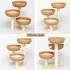 LSDRALOBOOE Cat Scratching Post, Multi-Level Cat Tree with Climbing Platforms, Sisal, 715 view 3