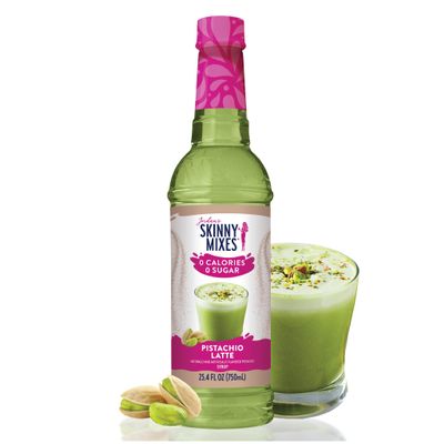 Jordan's Skinny Mixes Pistachio Latte Syrup, 750 ml