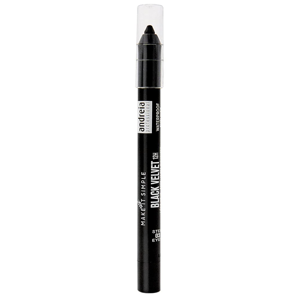 Andreia Professional Make-Up - Eyes - BLACK VELVET 12H - Waterproof Eyeliner