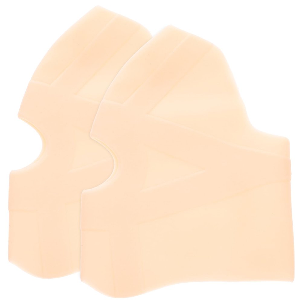 DOITOOL Ultra-Thin Silicone Knee Supports, 6.7 x 4.7 x 0.2 in