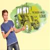 GRAZDesign Personalized Tractor Wall Decal for Boys’ Room, 93 x 57 cm view 2