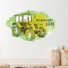 GRAZDesign Personalized Tractor Wall Decal for Boys’ Room, 93 x 57 cm view 4