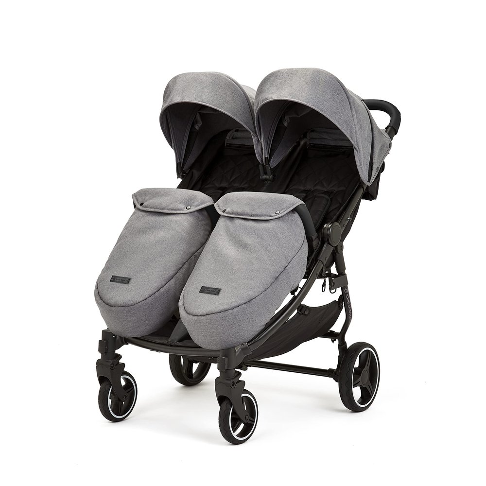 Ickle Bubba Venus Max Double Stroller, Space Grey