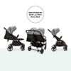 Ickle Bubba Venus Max Double Stroller, Space Grey view 4