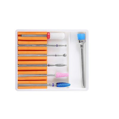 7-Piece Electric Nail Drill Bit Set, 3/32-Inch Shank