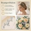FOMIYES Butterfly Headband, Gold Rhinestone Butterfly Crystal Headband for Women and Girls view 2