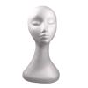 Women’s Mannequin Head for Wigs, Jewelry and Accessories, White view 1