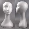 Women’s Mannequin Head for Wigs, Jewelry and Accessories, White view 2