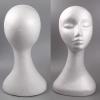 Women’s Mannequin Head for Wigs, Jewelry and Accessories, White view 3