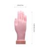 Minkissy Silicone Nail Art Practice Hand with 100 Nail Tips view 4