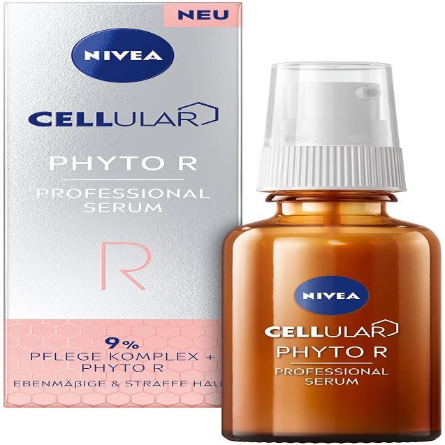 NIVEA Cellular Professional Phyto R Serum (30 ml), Plant-Based Retinol Alternative, Hydrating Anti-Wrinkle Serum