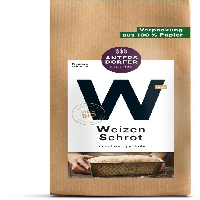 Antersdorfer Organic Wheat Grits, 0.75 kg, 6-Pack