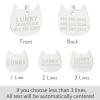 Uiopa 2-Piece Engraved Pet ID Tag Set view 3