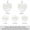 Uiopa 2-Pack Personalized Dog Tags view 3