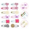 Hair Clips for Girls, 12 Pieces, Handmade, Glitter view 3