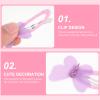 Hair Clips for Girls, 12 Pieces, Handmade, Glitter view 4