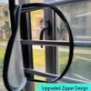 Pet Safety Net with Zipper, Self-Adhesive, Black, Washable view 3
