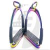 Rainbow Offset Flexible Safety Stirrup, Curved, Stainless Steel, 12.9 cm view 2