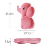 Red Silicone Pet Food Bowl with Suction Cup view 4